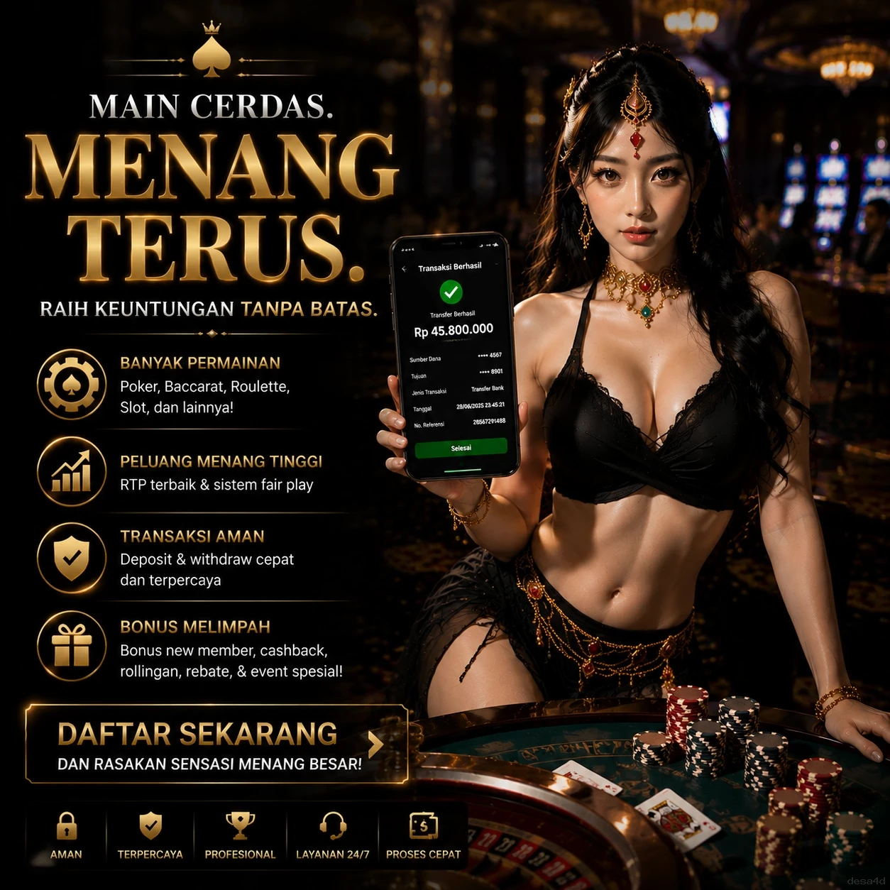 Fitur Spesial Download desa4d APK screenshot